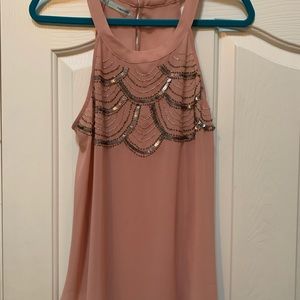 Pink sleeveless blouse from Maurices